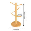 Wooden Pretzel Holder Stand Tree Shape Pretzel Display Holder Desktop Sausage Stand Kitchen Stands for Sausage Decoration Zpaxo B