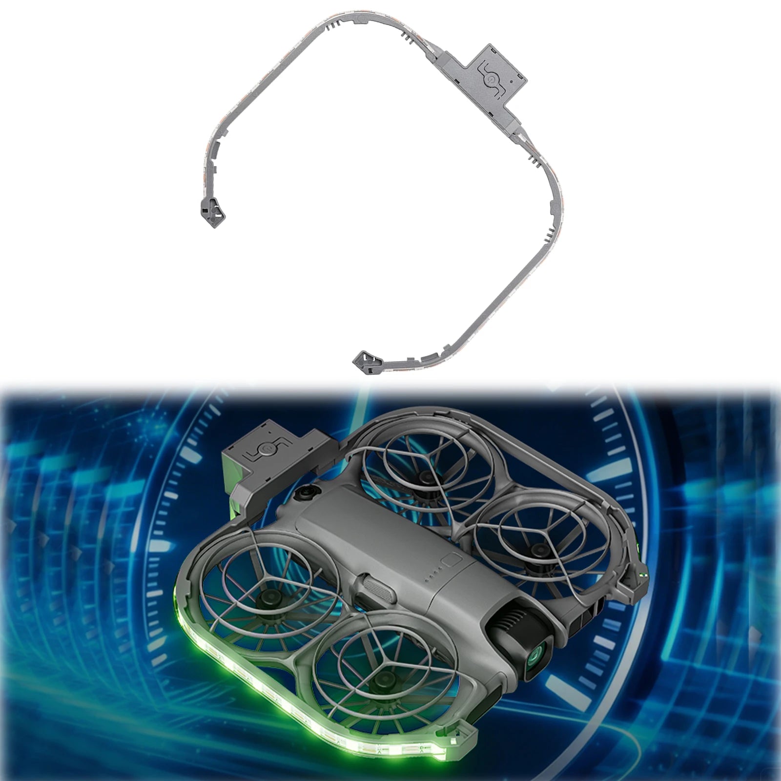 DJI Neo2 Colorful Night Flight Indicator Lightweight Rechargeable