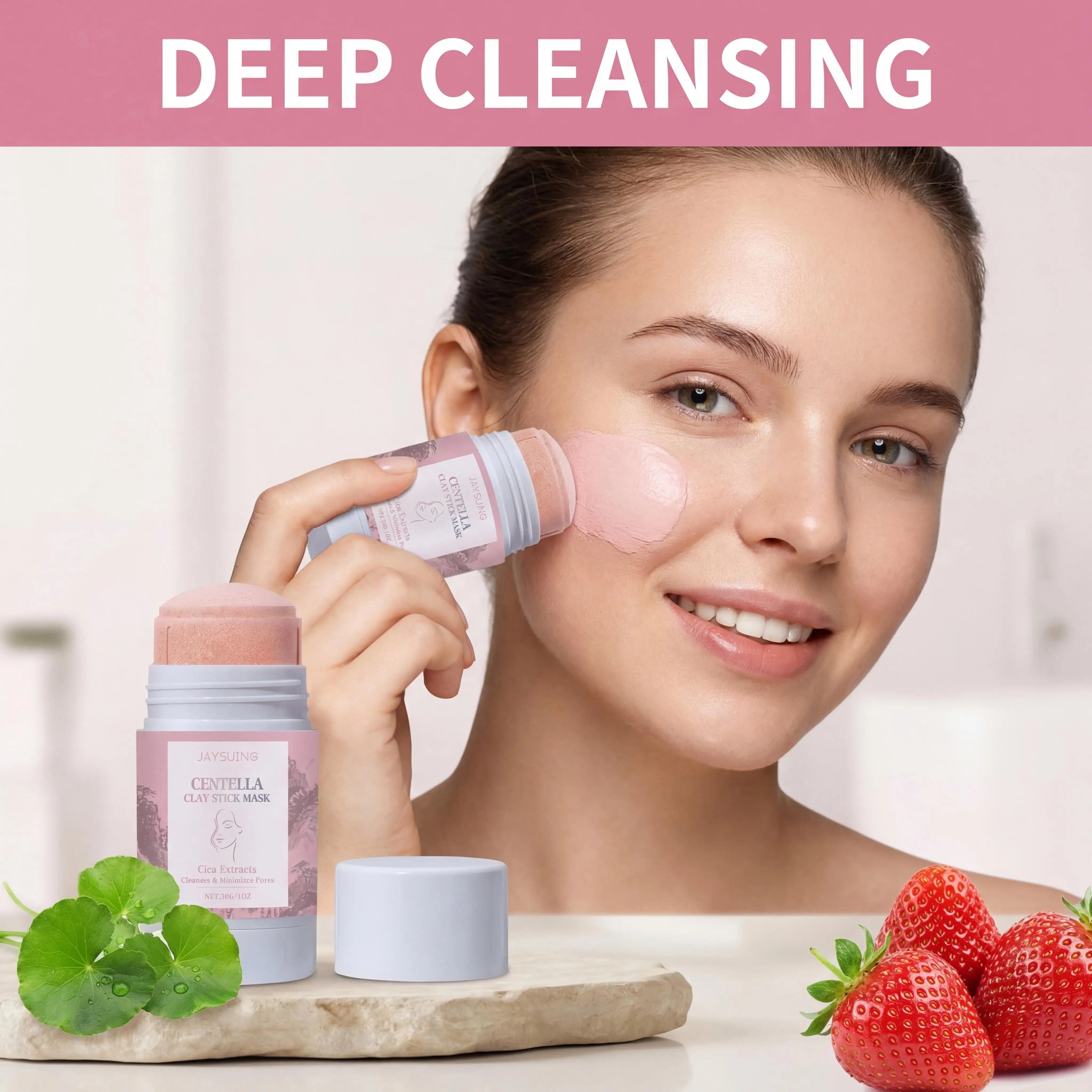 Centella Asiatica Clay Mud Mask Stick – Deep Pore Cleansing Clay Face Mask Stick Zpaxo