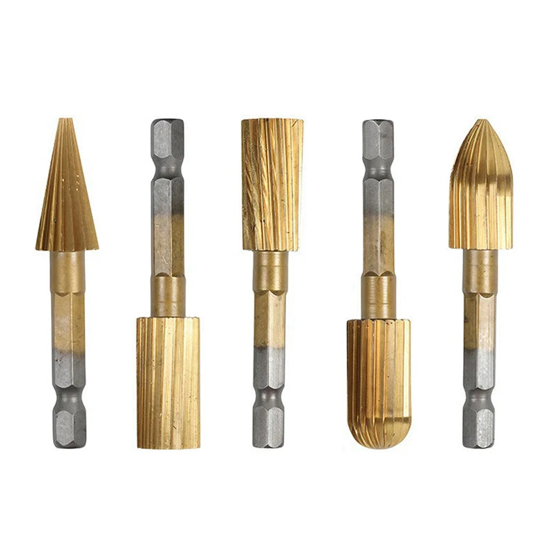 Multi-size Countersink Bits Hole Opener Chamfer Drill Bit Hex Shank Zpaxo