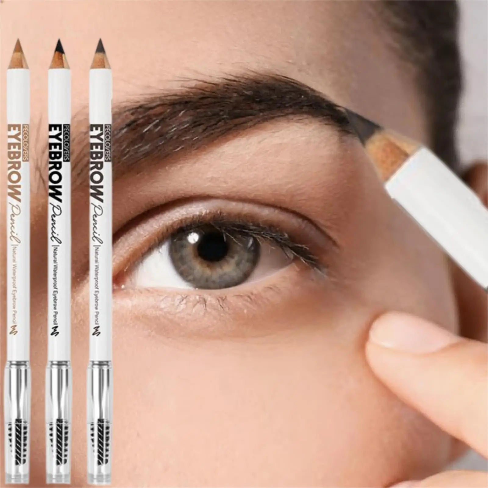 3PCS Waterproof Eyebrow Pencils-Long-Lasting,Sweat-Proof,Suits for All SkinTypes,Precision Application for Natural to Bold Looks Zpaxo