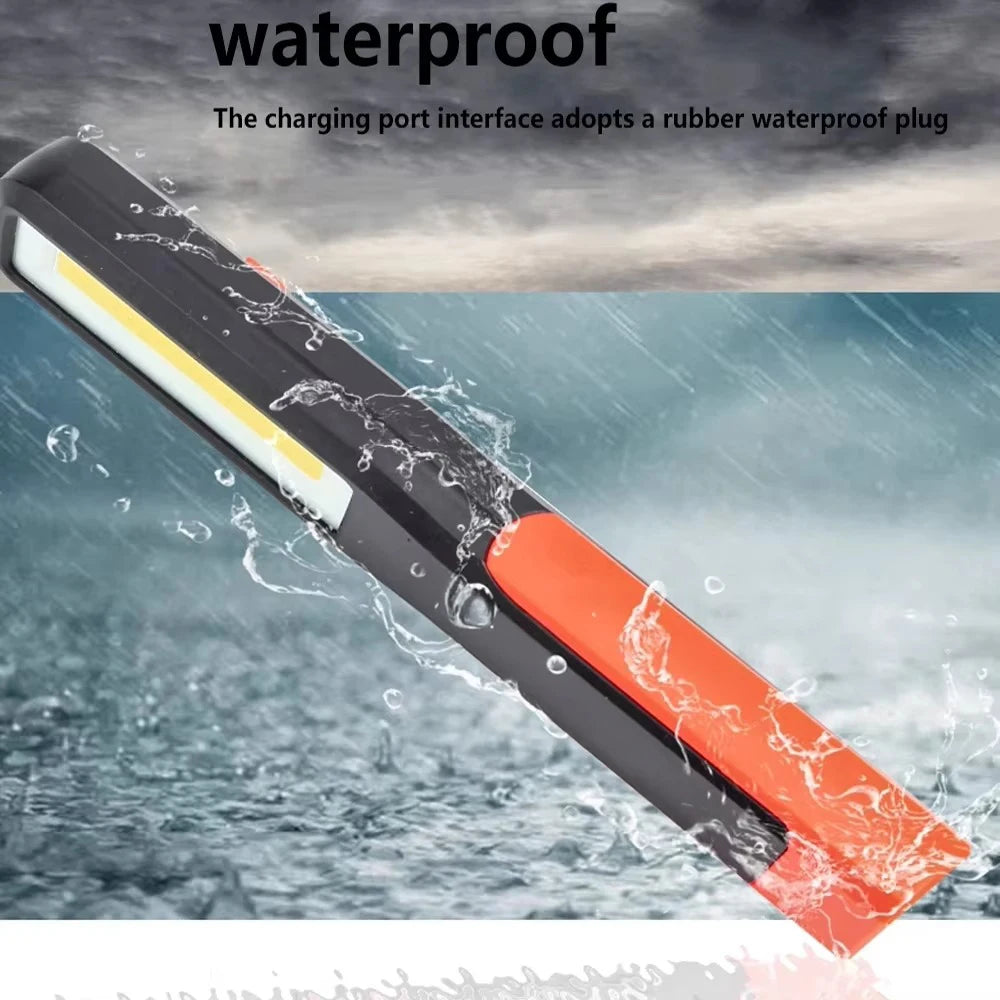 COB LED Magnetic Work Light – USB Rechargeable Flashlight Lantern LED Work Light Zpaxo