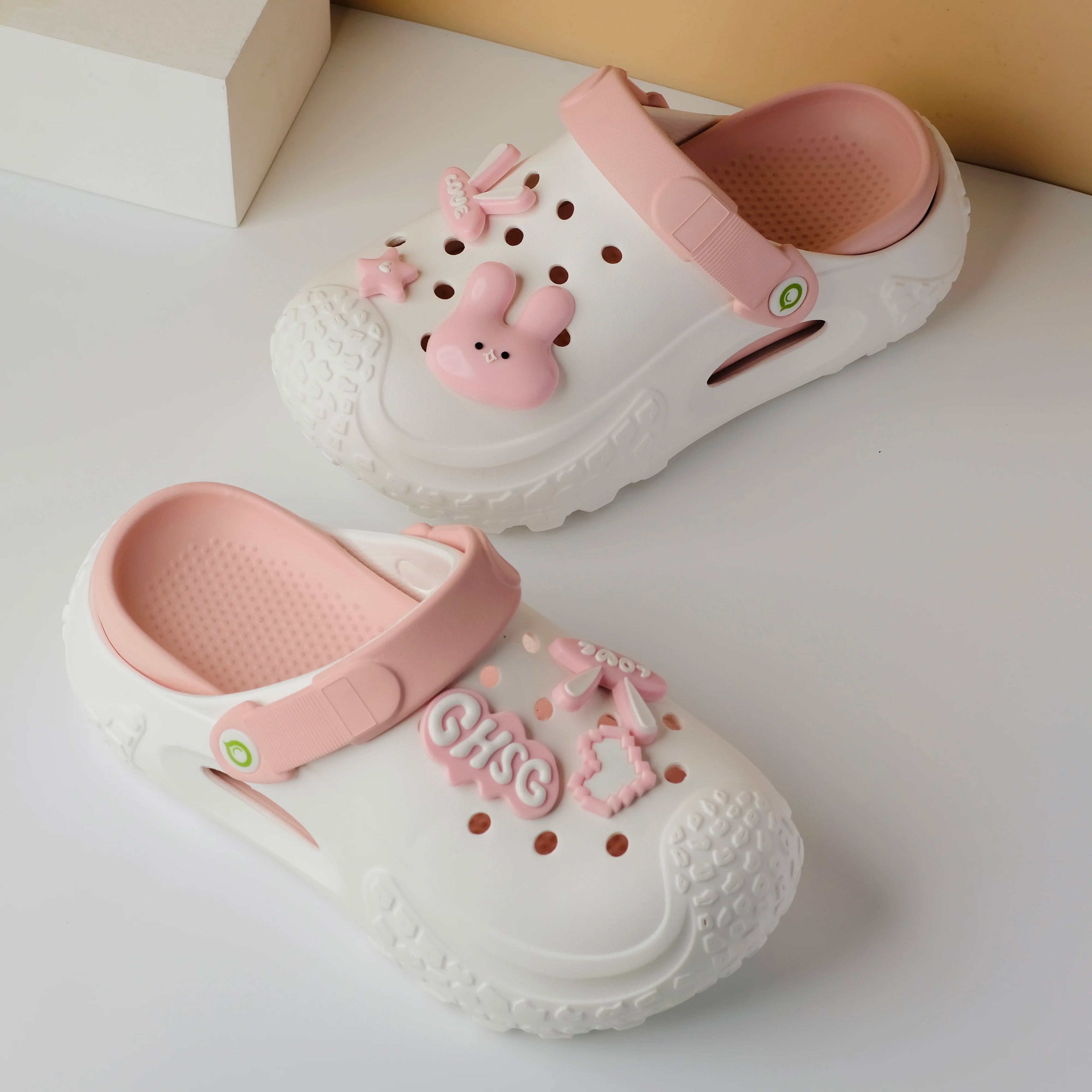 Women Summer Slippers Outdoor Thick Platform Beach Sandals Indoor Zpaxo WHITE 35-36