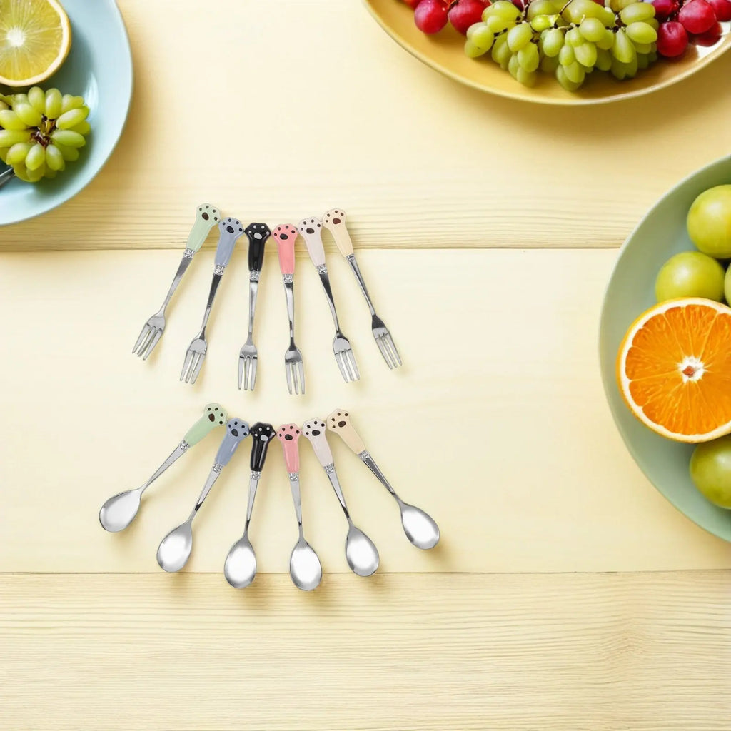 Pet Feeding Tools Stainless Steel Multifunctional Long Handle Spoon
