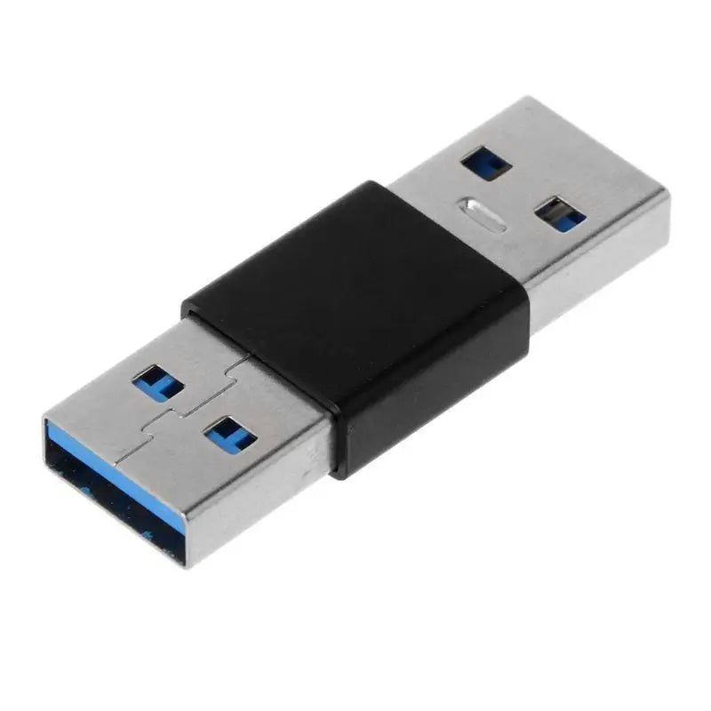 652F Lightweight Mini Adapter Durable Stable USB Male Extender Zpaxo Black CN