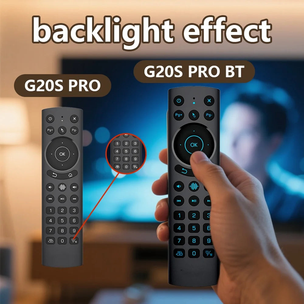G20S Voice Remote Control G20SPro BT Wireless Air Mouse Gyroscope Zpaxo