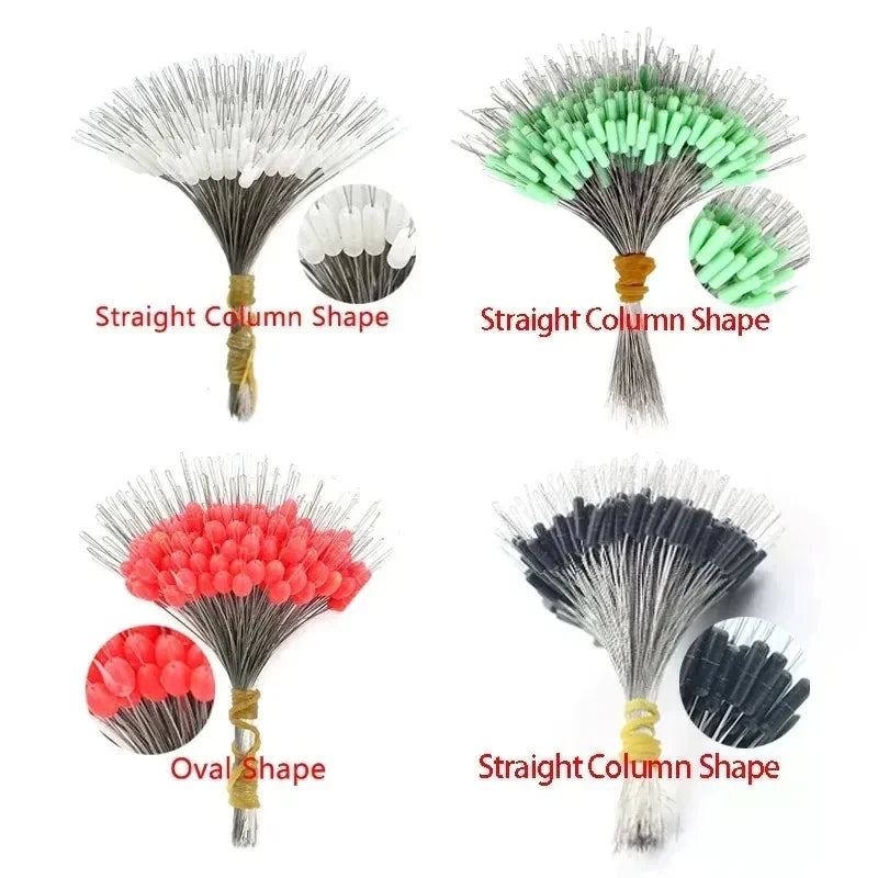 Silicone Fishing Float Stoppers 300pc – Bobber Space Beans Set