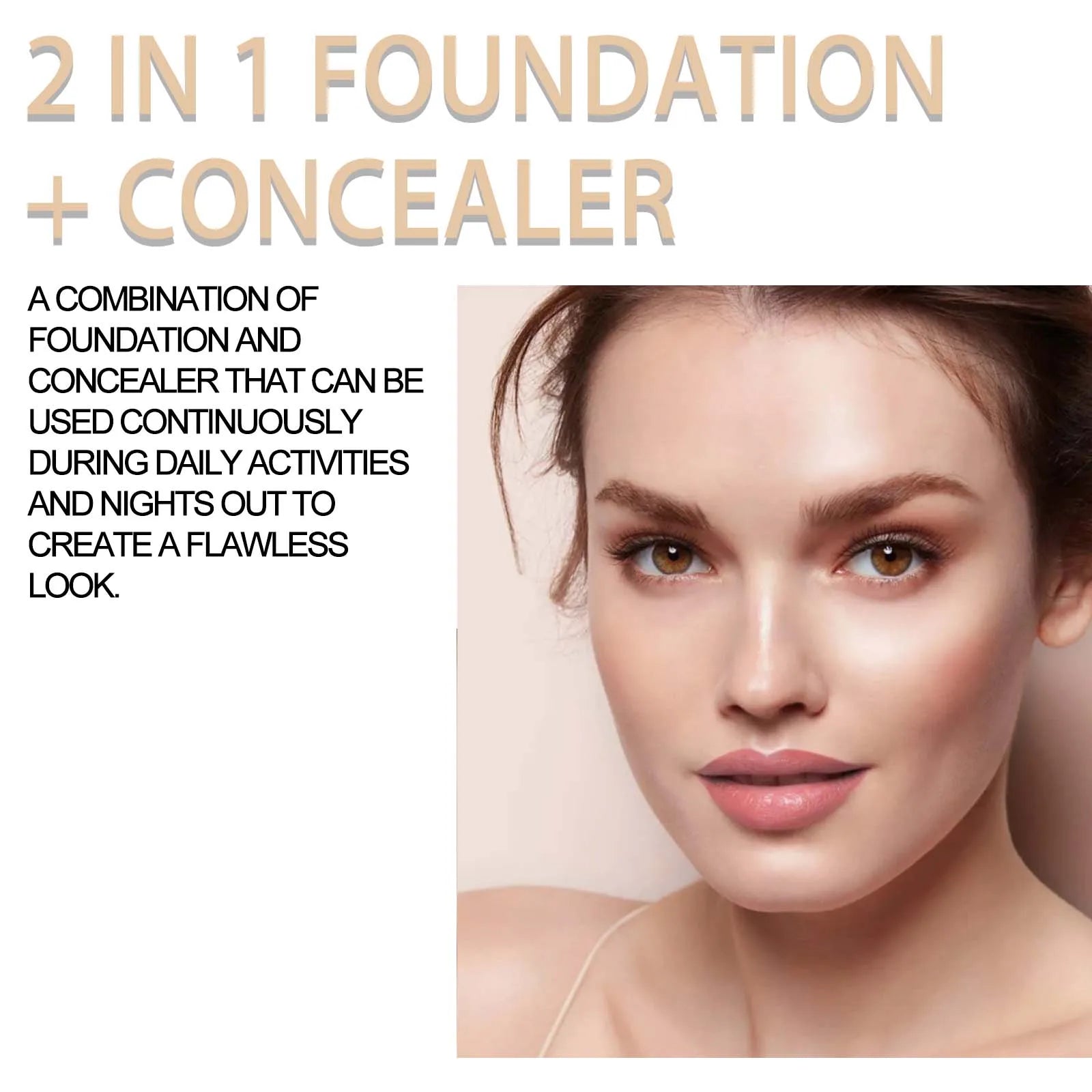 Jaysuing Double Head Concealer – Full Coverage, Long Lasting Face Concealer Zpaxo