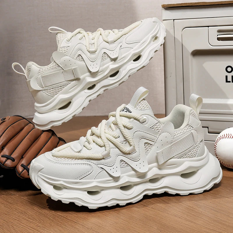 Men's Casual Sneakers Luxury Trainer Shoes Breathable Race Running