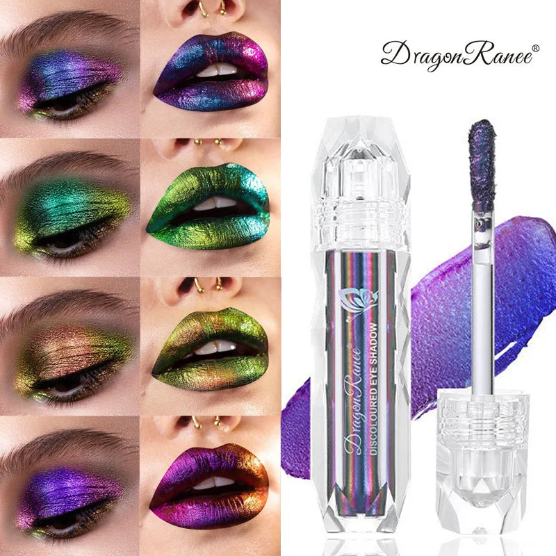 Chameleon Liquid Eyeshadow Pearl Monochrome Metal Lipgloss Shimmer