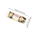 ▶1Pcs Dollhouse Simulation Mini Chocolate Dollhouse Food Decoration Toy Pretend Play Toys Zpaxo 1PCS