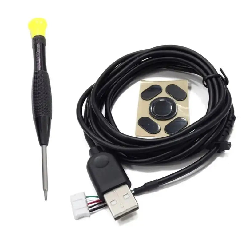652F Complete Mouse Upgrades Rubber Wire Surfaces Adaptive Feet Zpaxo