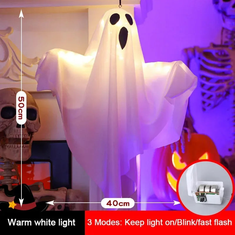 2025 Halloween LED Night Light Ghost Party Home Decoration Indoor Zpaxo Other WhiteScream