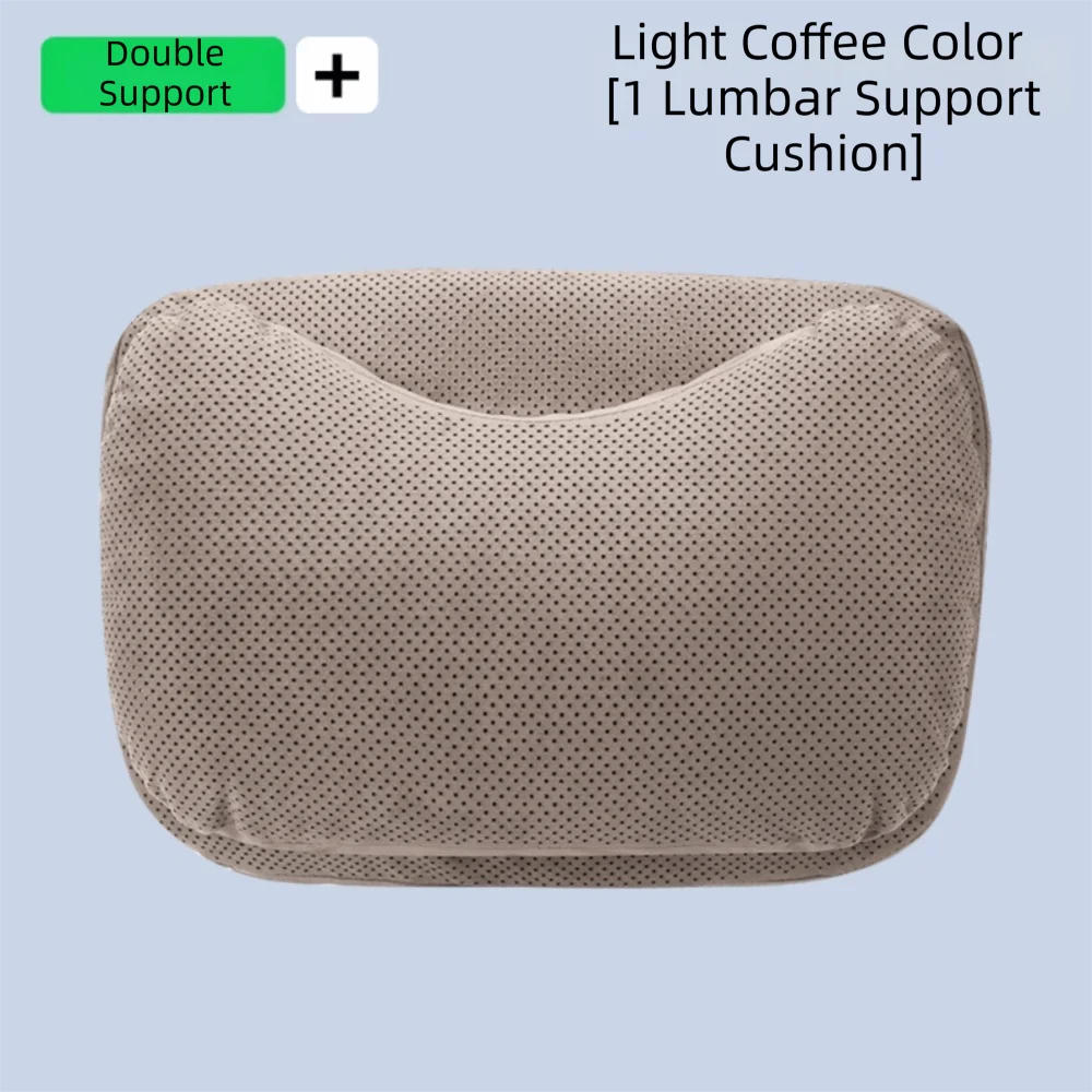 Suede Memory Cotton Car Neck Pillow Breathable Ergonomic Support Car Headrest Interior Accessories Travel Lumbar Support Cushion Zpaxo Style B6