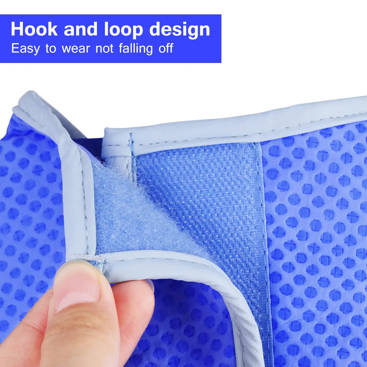 Pet Cooling Dog Vest Ice Mesh Tape S Blue Breathable Lightweight