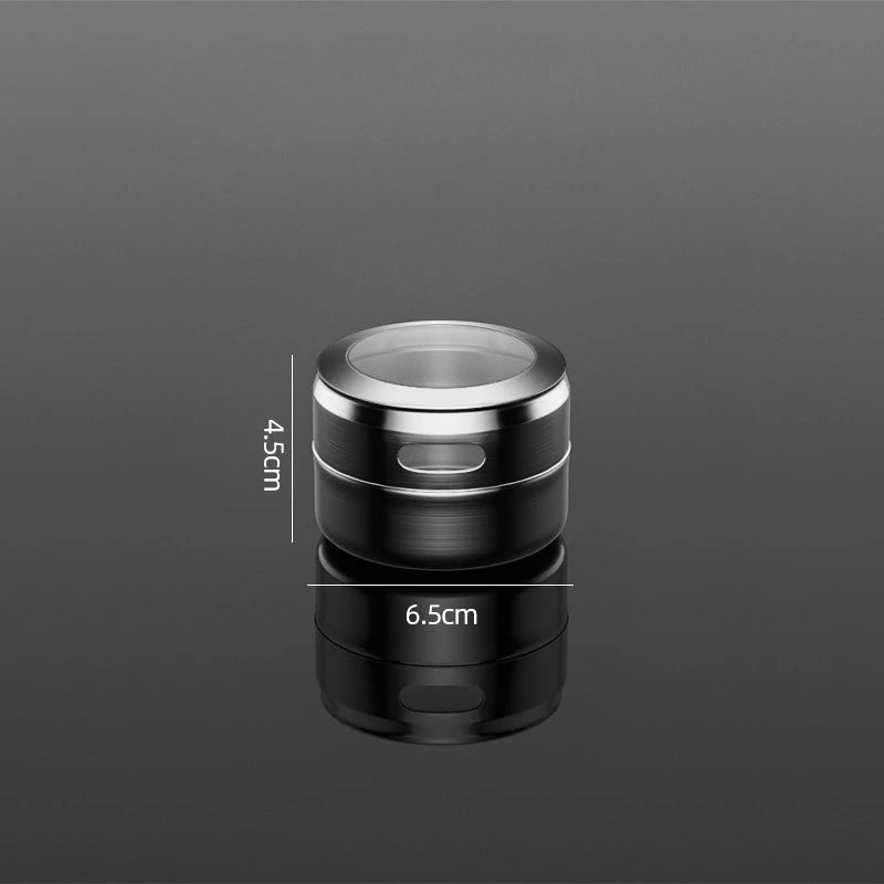 Magnetic Spice Jar Stainless Steel Tins Pepper Spray Tools Seasoning