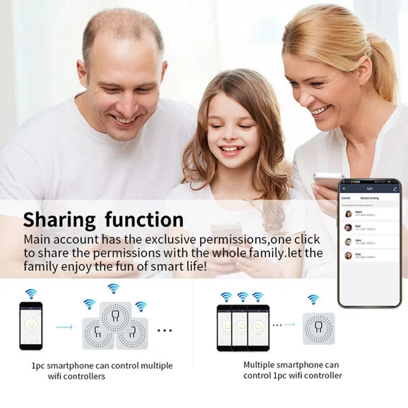 Tuya 16A Mini Wifi Smart Switch DIY 2-Way Remote Control Timer Relay Automation For Smart Life Work With Alexa Google Home Alice Zpaxo