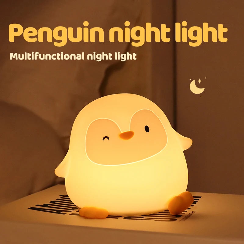 Cute Silicone Squishy Night Lamp Fox Rabbit Dimmable Nursery Nightlight Rechargeable Timing Bedside Table Lamp With Touch Sensor Zpaxo