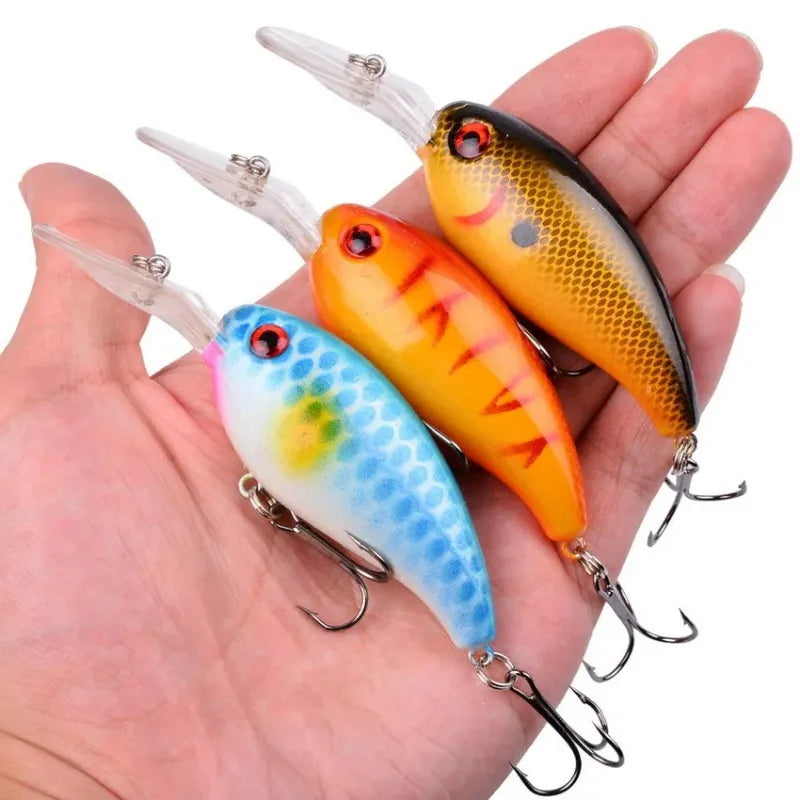2026 10CM/15G Mini Crank Fishing Lure Set 3/5/8PCS Random High Quality Swimbait Wobble Biomimetic Artificial Bait for Angling ﻿ Zpaxo