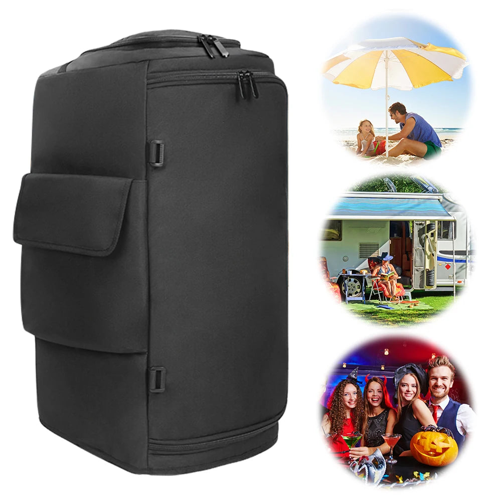 Party Speaker Dust Cover Mic Pocket Double-sided Storage Bag