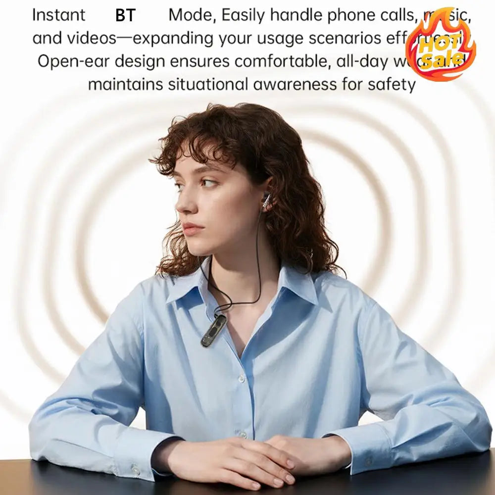 BT 5.4 Audio-Assisted Earphone Rechargeable Sound Amplifiers Headphones for Sport/Cycling/Travel/Live Streaming/Sleep Zpaxo
