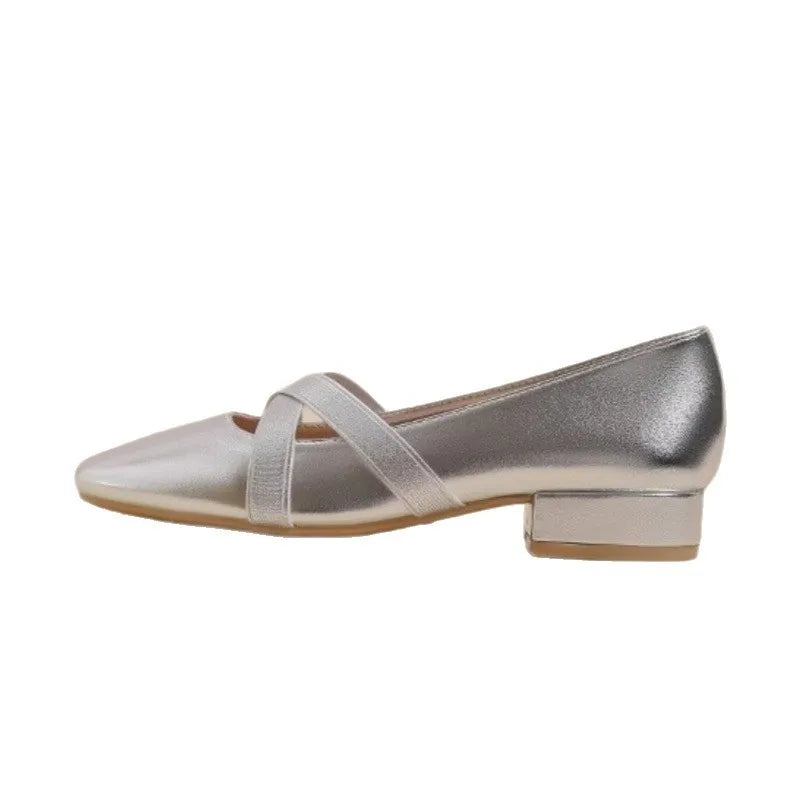 Spring Summer Elegant Retro Mary Jane Casual Flat Shoes Fashion Soft