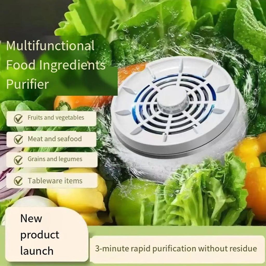 Kitchen Fruit Cleaner Machine Portable Food Purifier Electrolysis 4