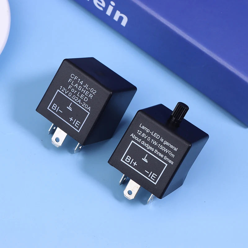 CF13 CF14 3-Pin 12V LED Turn Signal Flasher Relay | Universal