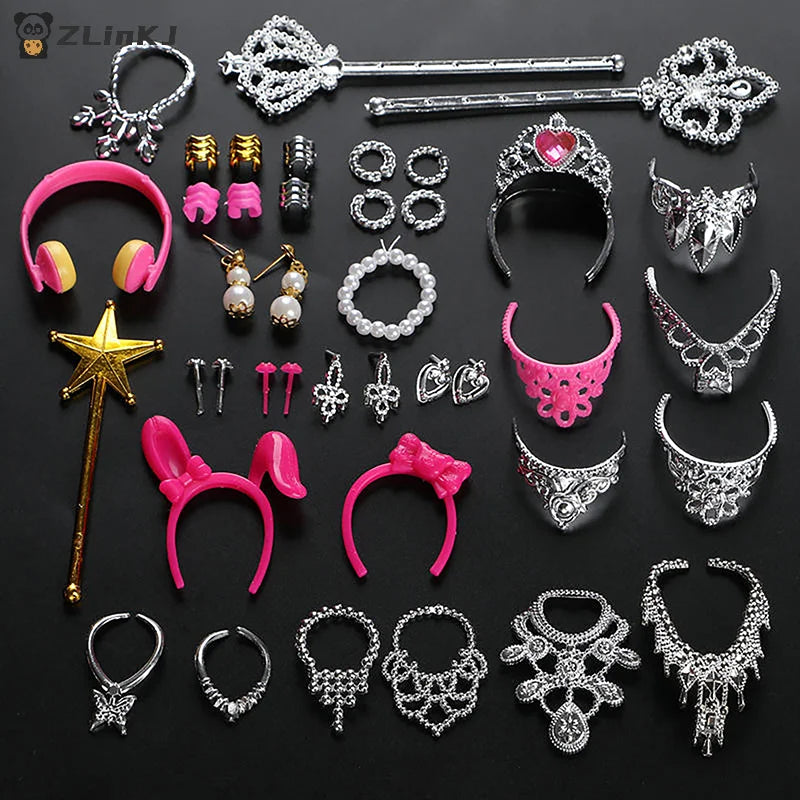 Universal Earrings Bracelets Crown 1 6 Doll Accessories Fashion Zpaxo