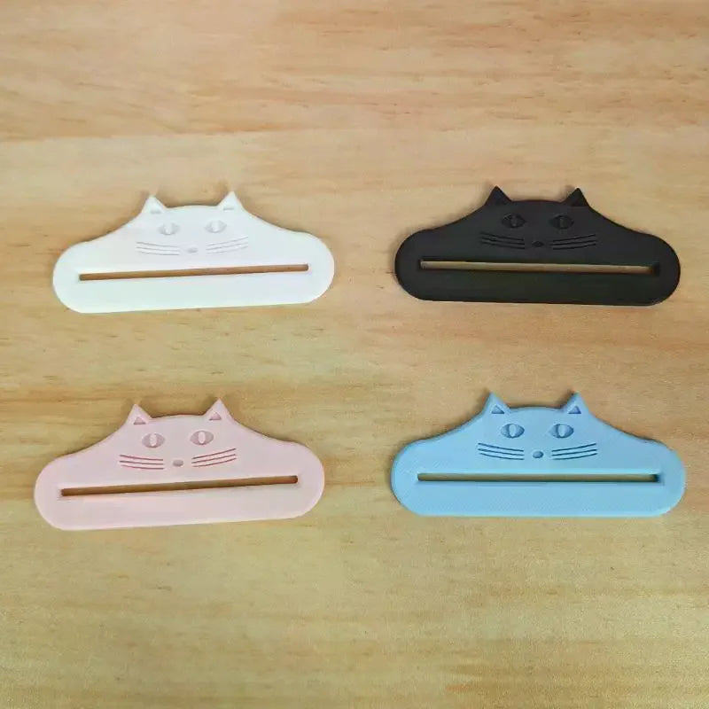 Cat Snack Extruder Cute Head Squeezer Mess-free Supports Dispenser Zpaxo