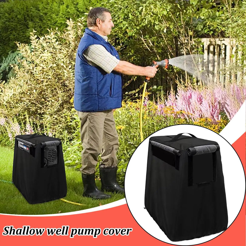 Well Pump Covers Protector Shield Handle Water Booster Pump Cover for Home Outdoor Backyard Farm Pathway Irrigation System Zpaxo
