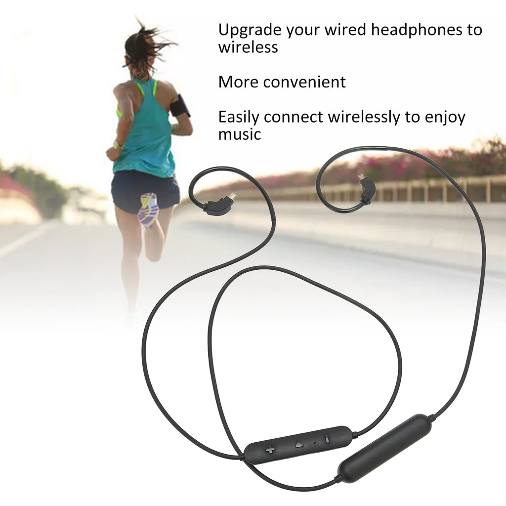 Earphone BT Cable Ergonomic Design Volume Control OFC Earbuds Upgrade