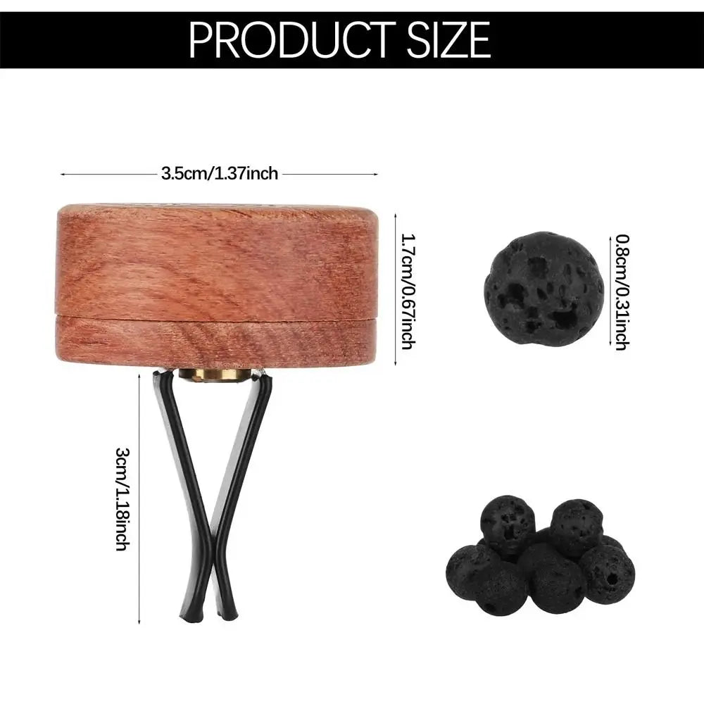 Wooden Car Diffuser Rosewood Carved Air Freshener Exquisite Fragrant Zpaxo