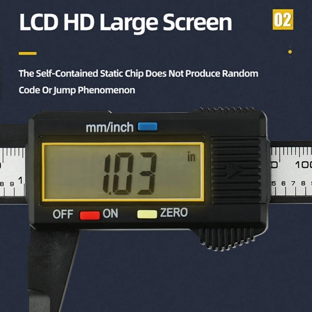 Digital Vernier Caliper 0–150mm | Electronic Measurement Tool Digital Caliper Zpaxo