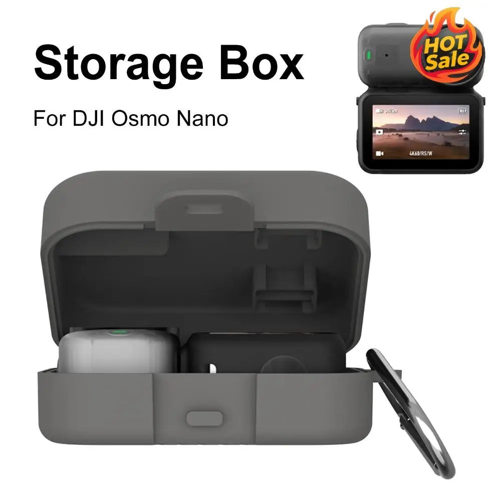 Portable Storage Box for DJI Osmo Nano Anti-Scratch Travel Camera Case Dustproof Plastic Protective Case for Outdoor Adventurers Zpaxo
