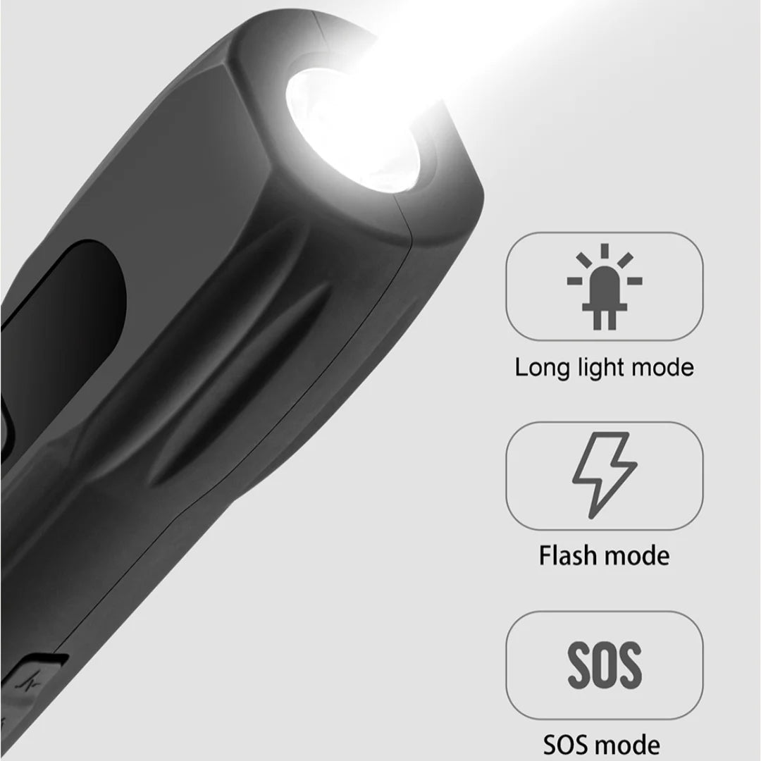 Portable Handheld Strong Ultrasonic Dog Repeller LED Flashlight