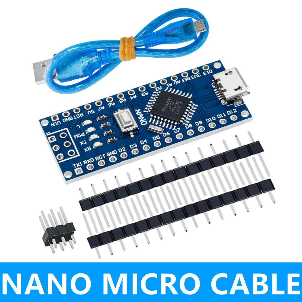 Nano 3 0 Controller CH340 USB Driver ATMEGA328 ATMEGA328P Mini Zpaxo 328P-AU micro cable