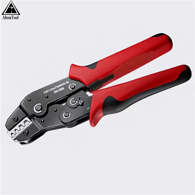 Professional Labor-Saving SN-58B Crimping Pliers Compatible with 6.3/4.8/2.8mm Spade Terminals for Precise Crimping for Dupont Zpaxo