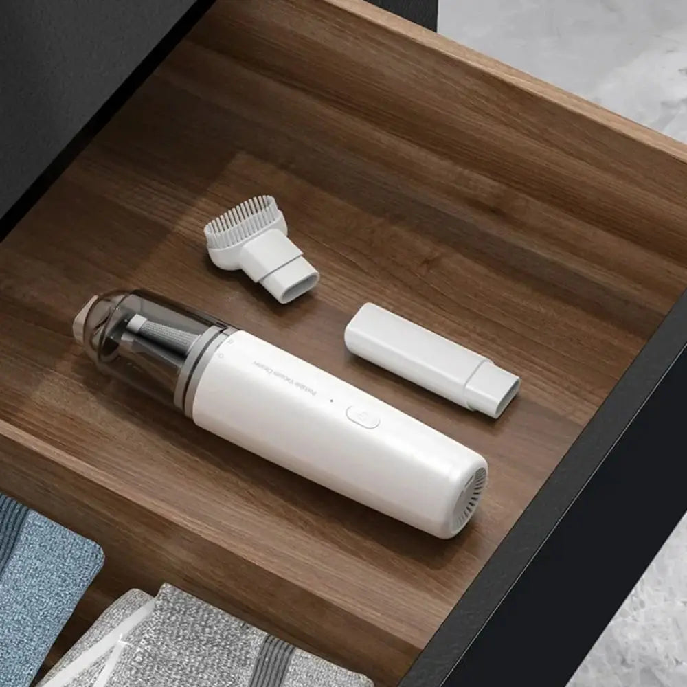 Portable Mini Car Vacuum Cleaner Handheld Auto Dust Remover Rechargeable Cordless Desktop Vacuum Cleaner Living Room Zpaxo