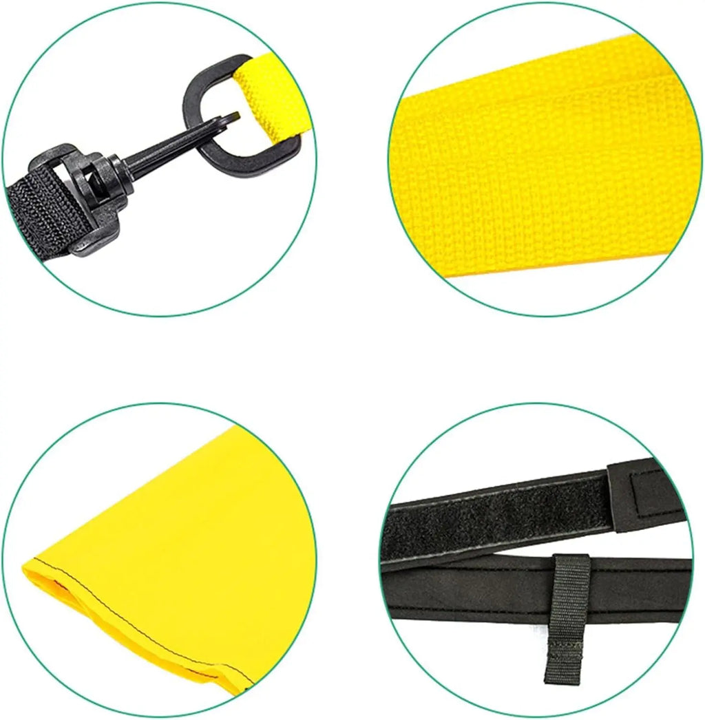 Adjustable Swim Resistance Parachute Belt | Pool Fitness Trainer