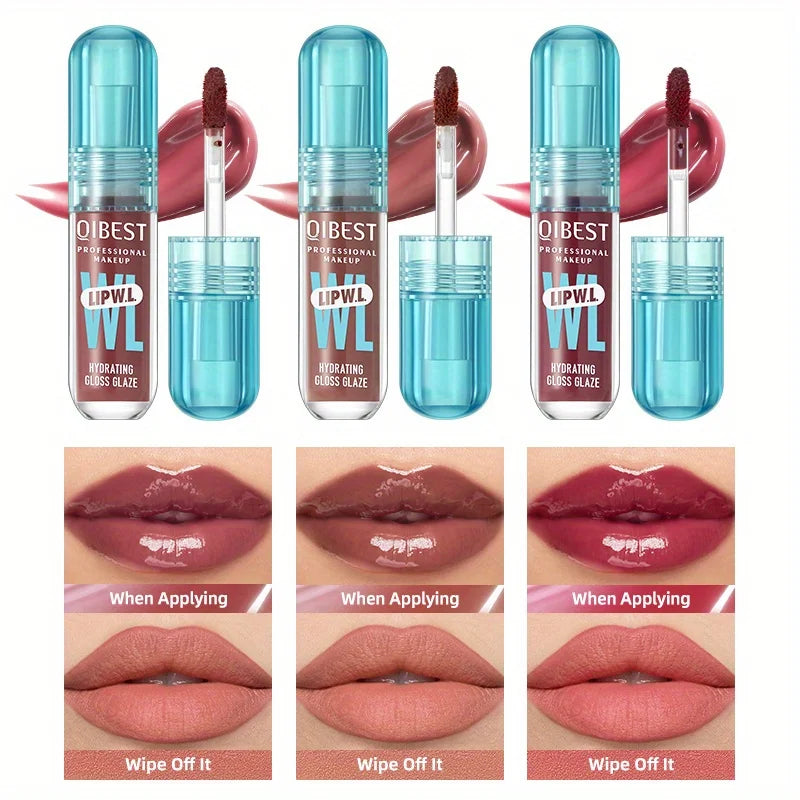 Moisturized Mirror Lip Glaze Long-lasting Color Rendering,not Easy To Fade Film-forming Water-light-sensitive Dudu Mirror Zpaxo