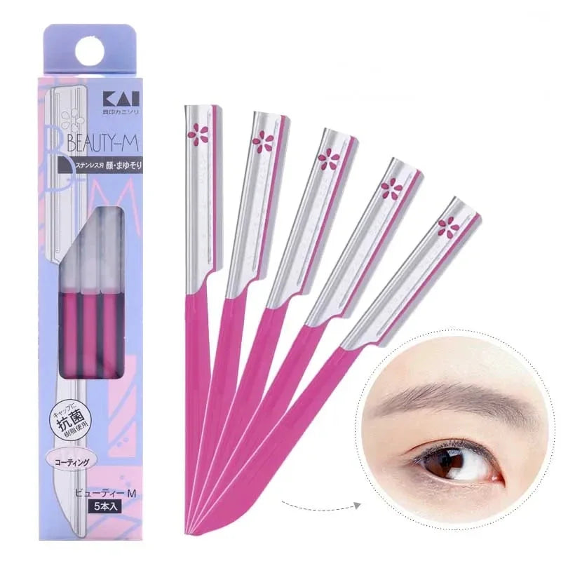 1 Eyebrow Epilator Sets Face Blade Shaver Portable Stainless Steel