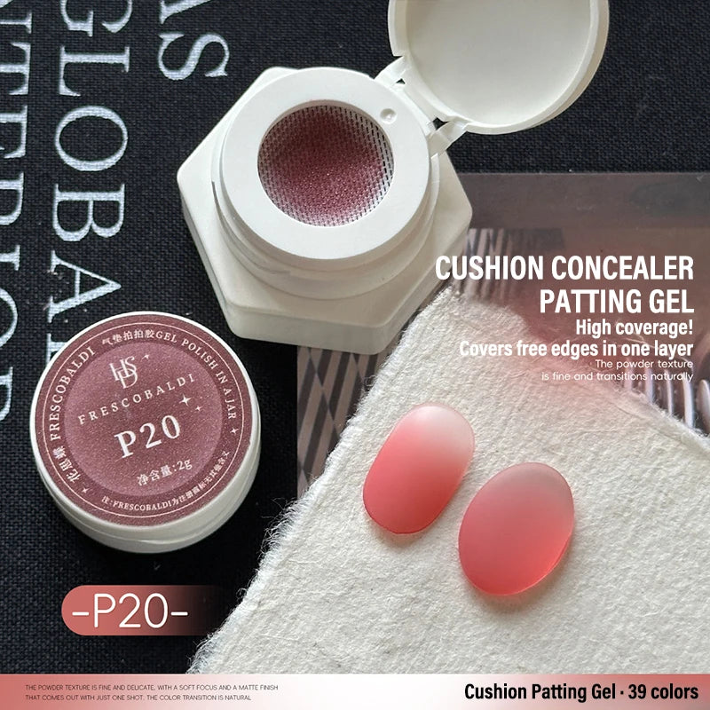 39 Colors Cushion Ombre Painting Nail Gel No Wipe Highly Saturated