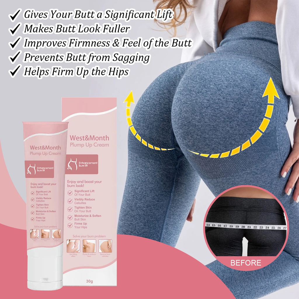 Butt Enhancement Cream Buttock Growth Enlargement Shaping Sexy Big Ass Prevent Fuller Sagging Nourishing Lift Hip Plump up Crea Zpaxo