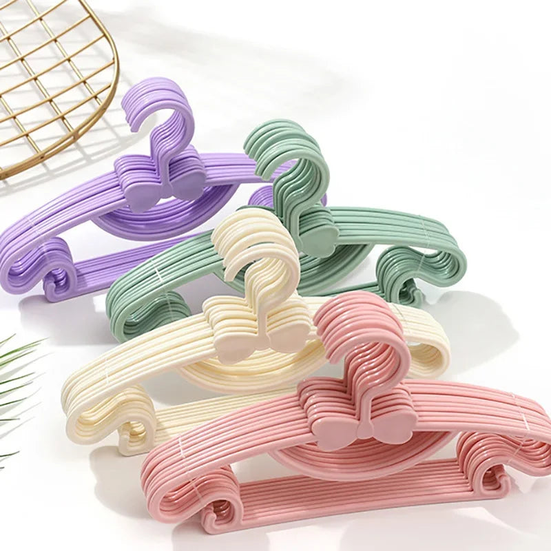 Baby Plastic Hanger No Trace Children Air Clothes Portable Windproof