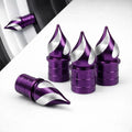 4-Pack CNC Aluminum Tire Valve Stem Caps – Cars Trucks & Bikes