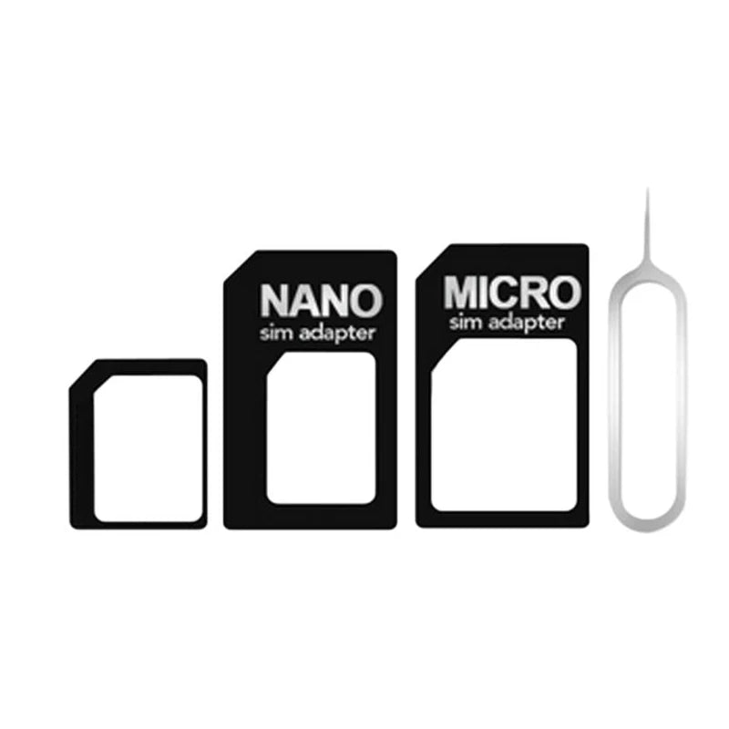 1 SIM Convert Universal Smart Phone Adapter Nano Card Micro Standard