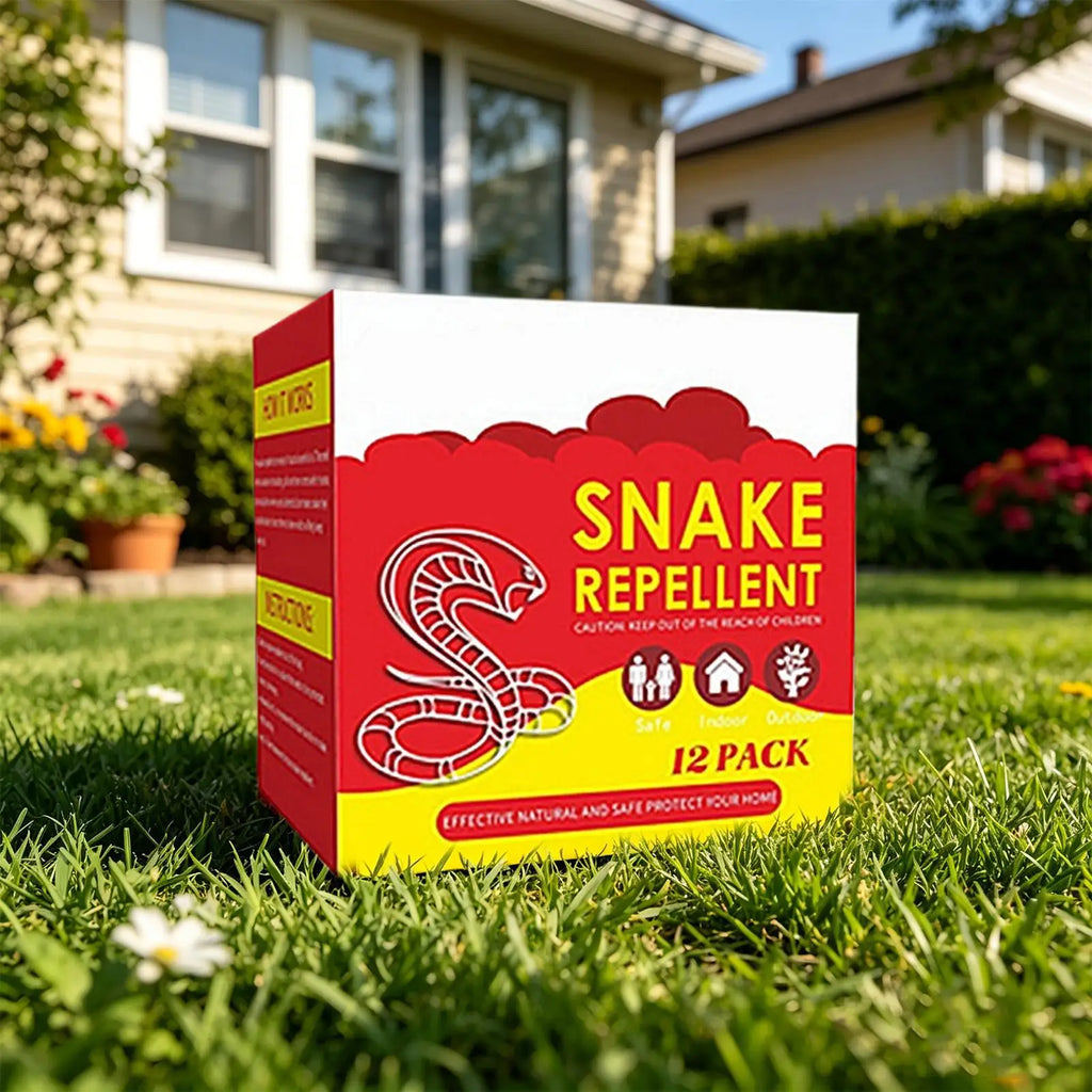 Snake Out Tablets For Outdoors Powerful Long-Lasting Rainproof 12 Piece Yard Get Rid Of Snake Pill For Indoor Outdoor Yard Zpaxo