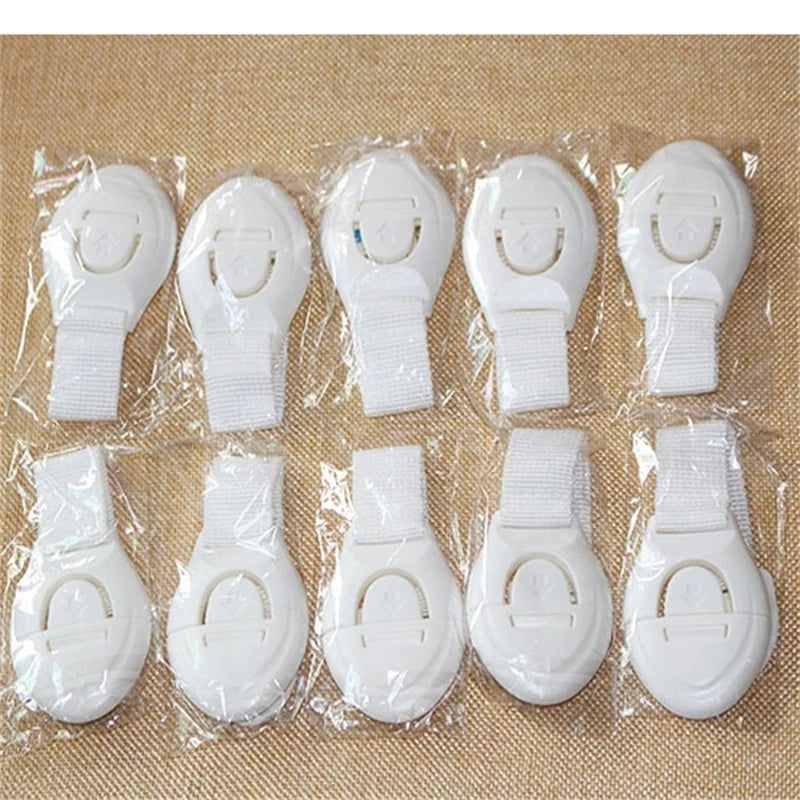 1 2 10 Kids Safety Door Lock Child Cabinet Baby Proof Security Zpaxo 10PCS
