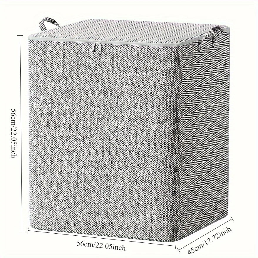 150L Household Large Capacity Storage Bag Non-woven Material, Closet Wardrobe Organizer Can Be Used For Quilt Clothing, Toys Zpaxo